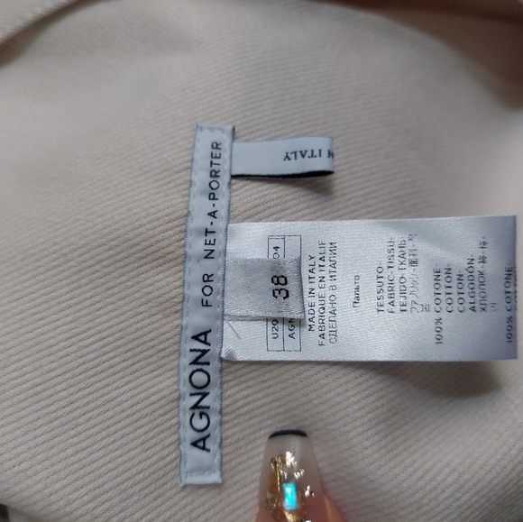 AGNONA Fall 2018 Alpaca Wool Cashmere FUR Tweed Coat 38 S M - Picture 11 of 12